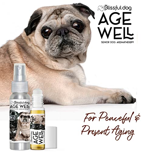 Image of The Blissful Dog Pug Age Well Dog Aromatherapy Roll-On Bottle for Your Dog's Peaceful Ageing