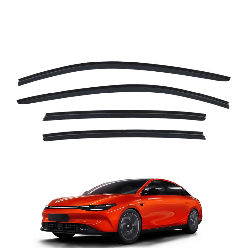 Qoemrhelt Normal 4Pc Set In-Channel Wind Deflectors, For Leapmotor C01 2023-2026 Window Visors Rain Guards Vent Visors Rain & Sun Protection,Car Accessories