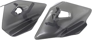 motorcycle hand guard FOR R1200GS R1250GS LC F750GS F850GS Adv-en-t-ure Motorcycle Upper Turn Signal Wind Deflector Side Fairing Windshield Handguard (Color : Black)