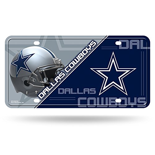 Rico Industries NFL Dallas Cowboys Unisex Dallas Cowboys License Plate Metaldallas Cowboys License Plate Metal Team Color One Size (6734513429)