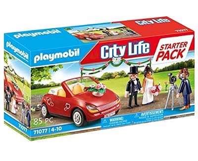 PLAYMOBIL City Life 71077 Starter Pack Boda, con Coche de Juguete, a Partir de 4 Años | Ya disponible en tu tienda friki favorita! En mundofriki.es!