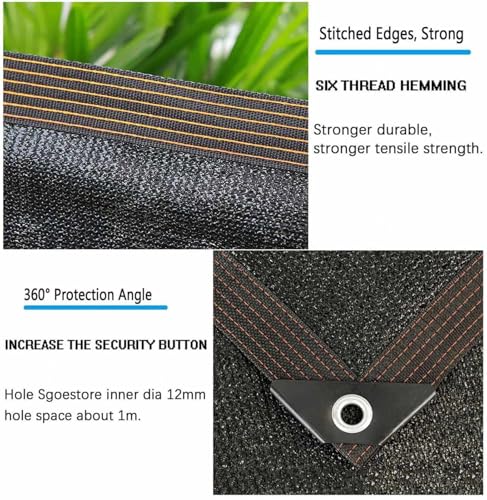Voile d'ombrage beige 3x5m rectangle imperméable pour terrasse - 4