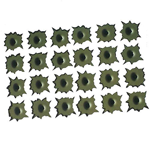 XSM 1 PCS personnalisé 24 Trous de Balle de Voiture Trou Trou Autocollant Amovible PVC Voiture décalque décoration de Voiture pour Toutes Les Voitures
