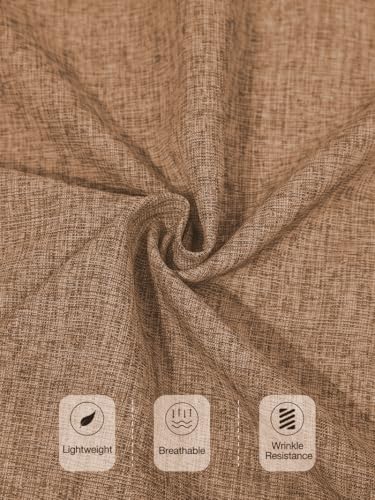 Image of TOPLOT Casual Shirt for Man | Lightweight Texured Linen with Short Sleeve | Button Down Collared Shirt | Regular Fit for Daily, Formal & Office Wear (5260)