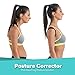 CAMP BEN Slim Posture Corrector for Women and Men (Medium Black) | Kyphosis Hunchback | Shoulder and Back Support Brace | Clavicle Collarbone Support | Pain Relief from Slouching