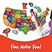 Learning Resources Magnetic U.S. Map Puzzle - Educational Map of the United States of America, Geography Matching Games, Kids Homeschool and Classroom Must Haves, Gifts for Boys and Girls