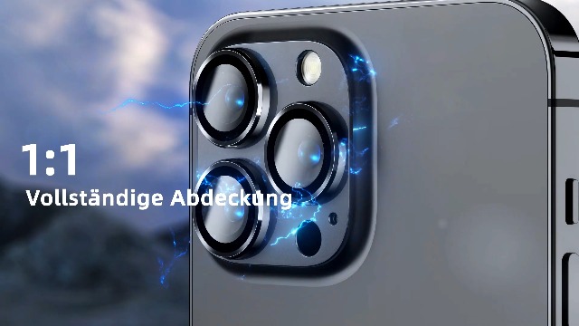 Kamera-Objektivschutz Für IPhone 15/14 Serie – Metallisch, Konvex, Ohne Glas (2 Stück, Schwarz)