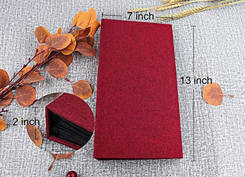 Vienrose Einsteck-Fotoalbum 10x15 Fotobuch mit 300 Schwarze Seiten Groß Kapazität Fotoalben für Valentinstag Hochzeit… – Bild 3