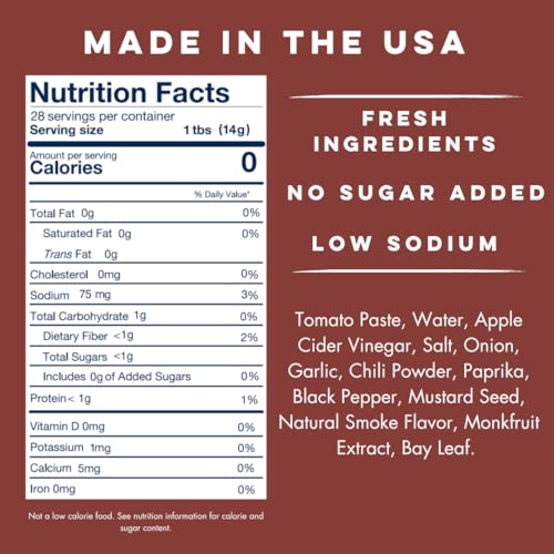 Image of Yo Mama's Foods Keto Barbecue BBQ Sauce - (Pack of 2) - Vegan, No Sugar Added, Low Carb, Low Sodium, Gluten Free, Paleo, and Made with Whole Non-GMO Tomatoes!