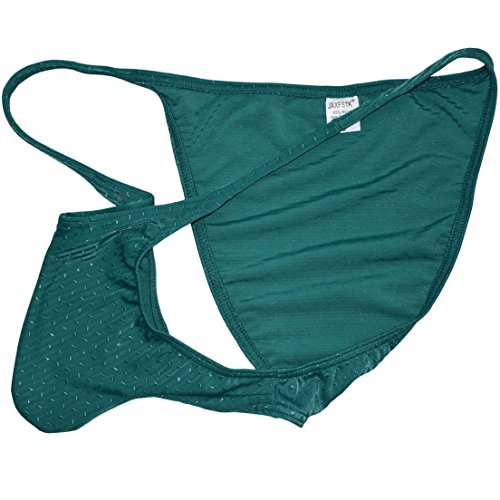 OROCOJUCO Men's Shiny Dots Mini Briefs Pouch Bikini Underwear Posing Short Pants4