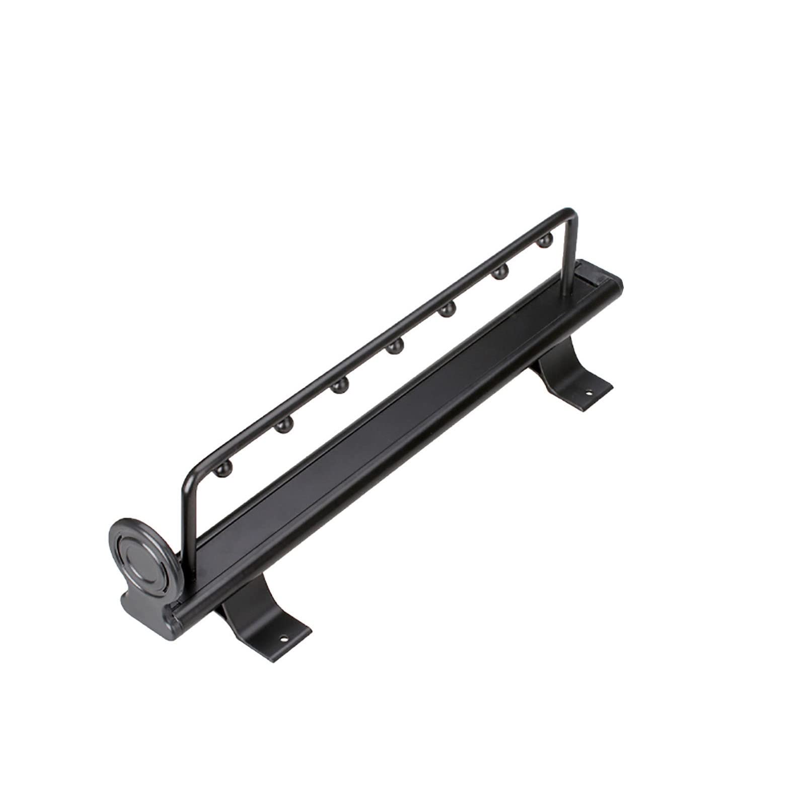 HONGKEFIT Heavy Duty Extendable Pull Out Closet Rod,Sliding Wardrobe Closet Valet Rod,Hanging Rod for Closet Storage,Adjustable Clothing Organizer Holder (Color : Black, Size : 39.8cm)