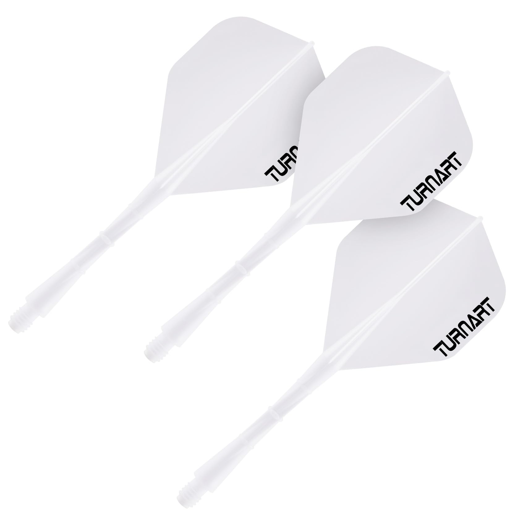 Turnart Rzutki do darta zintegrowane lotki i shafty 2BA nr 2 Shape i Medium Design One Moulded Dart Flight do wszystkich rzutek