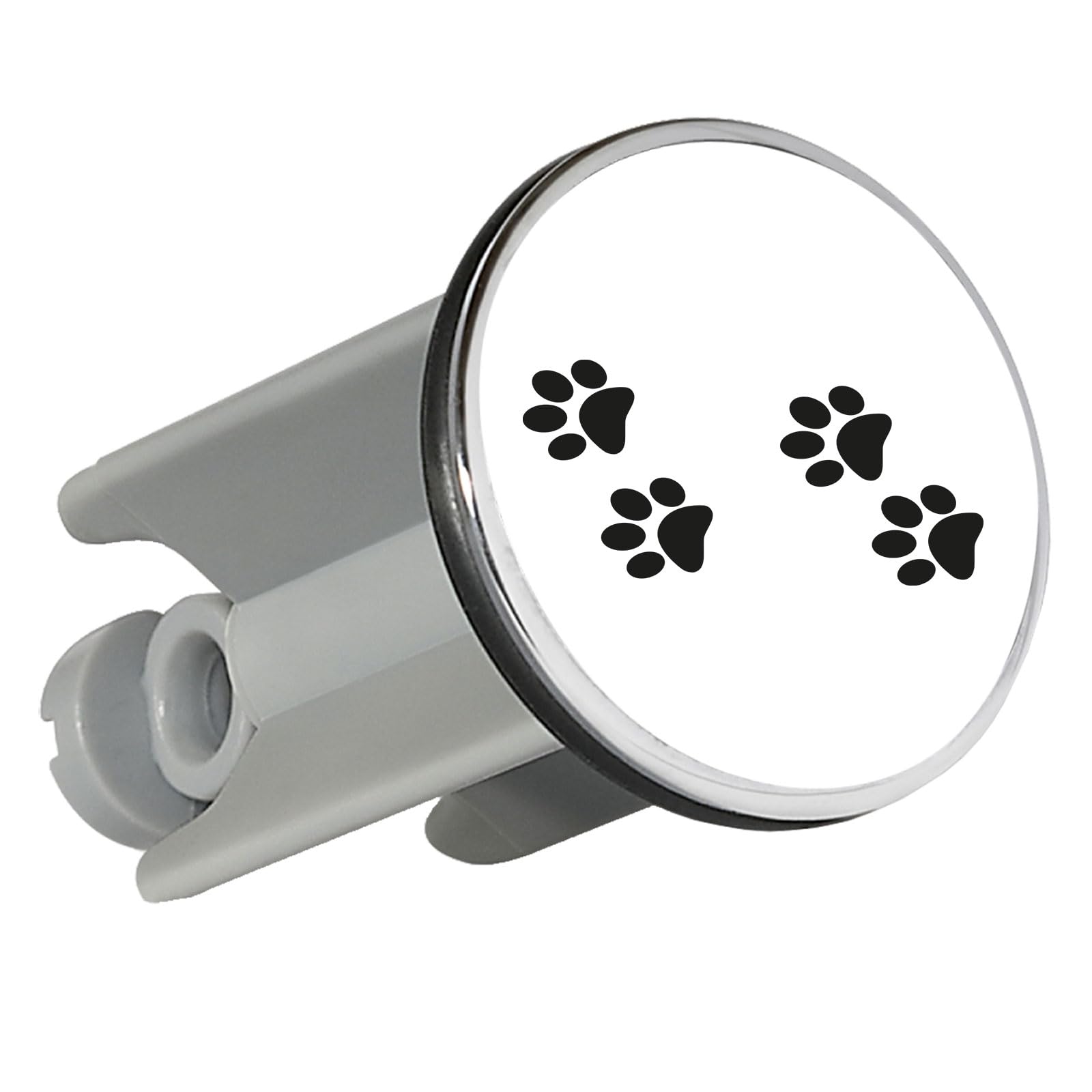 Waschbeckenstöpsel 'Moin' Mit Kompass-Motiv – 4 Cm Durchmesser, Höhenverstellbar, Geschenkidee