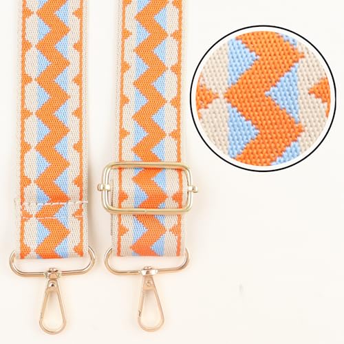 Image of Adjustable Replacement Shoulder Strap Luggage Straps Belt Crossbody Canvas Bag Handbag Purse Strap for Women (J-style 50)