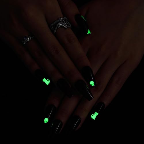 Miniatura 7 de GLAMERMAID Uñas a presión de Halloween 5