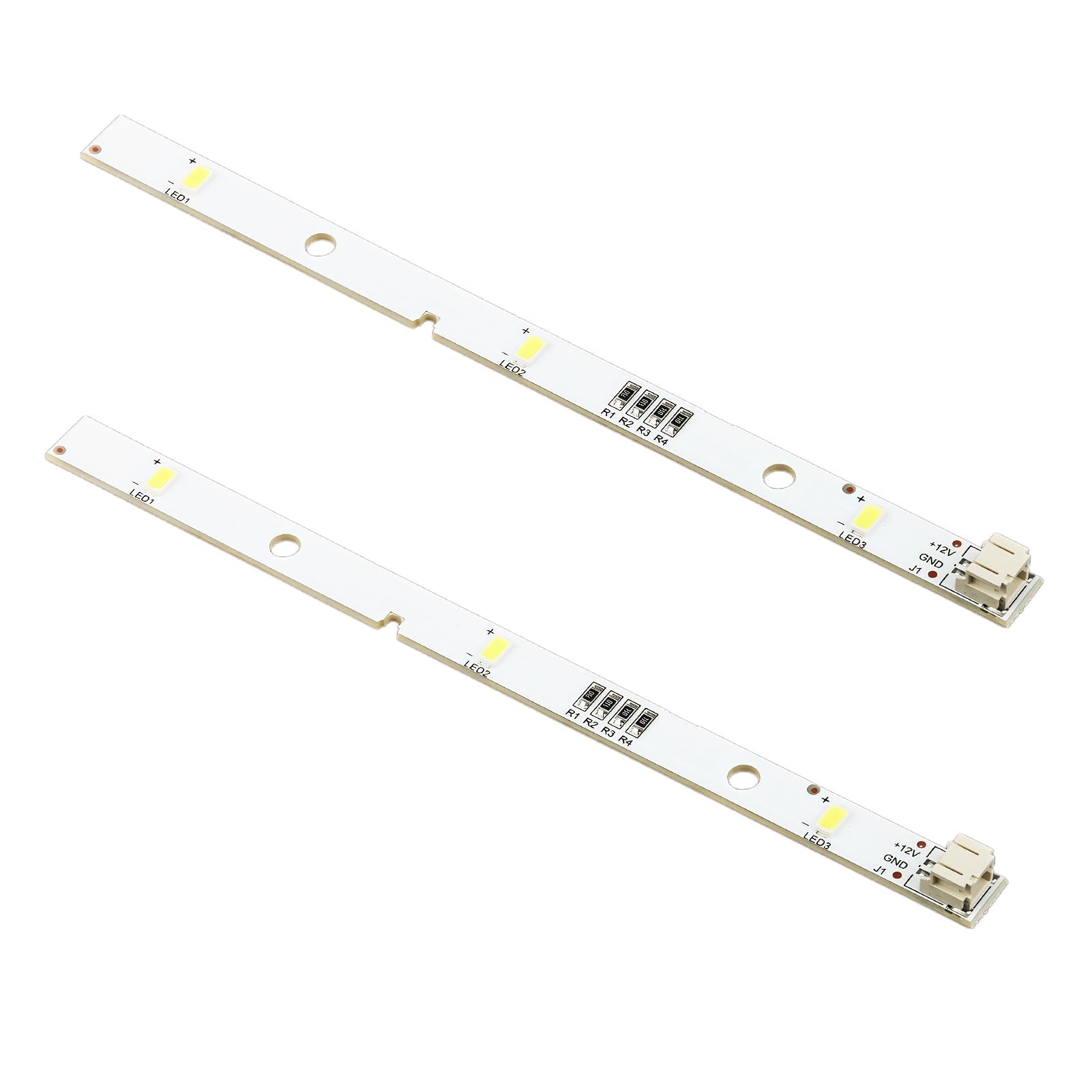 2 Piezas Tira LED de Repuesto para Frigorífico Congelador RONGSHENG/HISENSE E349766 MDDZ-162A 1629348 1529227 DC12V 2W,Tira LED Compatible con Nevera Kenwood KIFF5017 KIFF5020 KIFF7017 KIFF7020 KSBNN