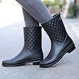 Diseño de boca en forma de U: el diseño clásico hace que los zapatos sean simples y generosos, llenos de moda y gusto informal, el diseño deslizable es fácil de poner y quitar, y el diseño lúdico le permite divertirse bajo la lluvia.