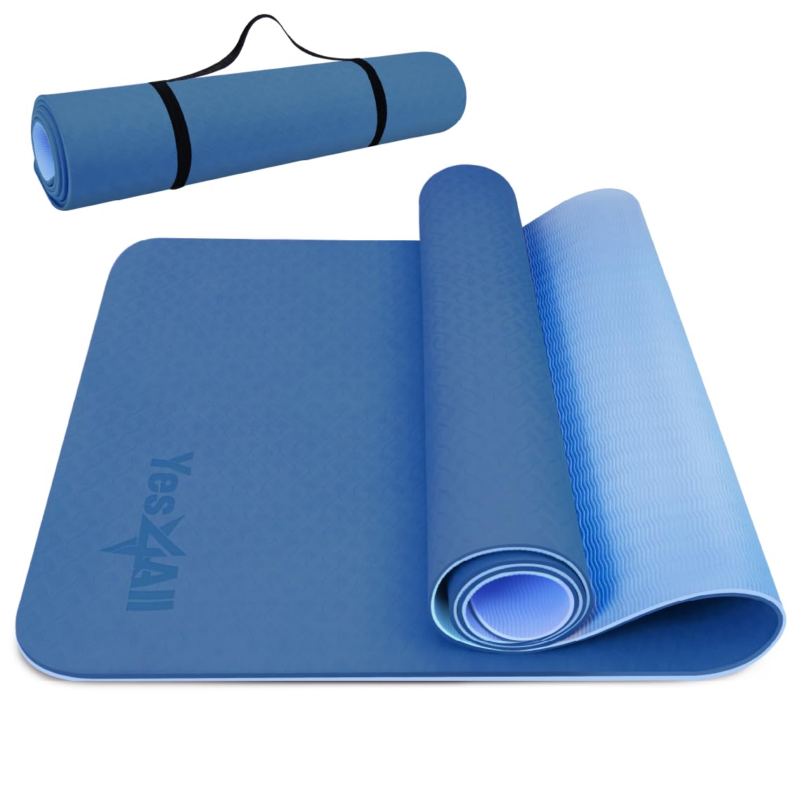 Yes4All Yoga Mat Standard - Navy Blue