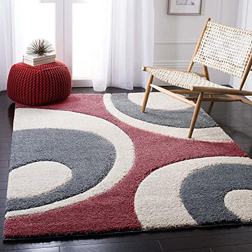 Image of Handmade Shaggy Pure Microfiber Smooth & Anti-Skid Carpets for Bedroom & Living Room, 2 inch Thickness Size- 5X7 Feet