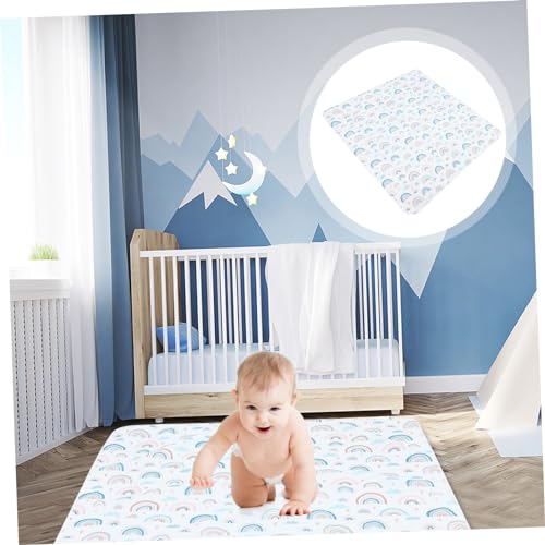 Tapis de sol antidérapant et imperméable lavable pour bébé