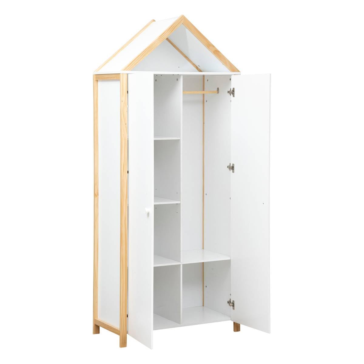Atmosphera - Armoire Enfant kima 86x204,5cm Blanc