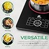 EconoHome Superconductor Portable Electric Stove - 1500W Extra Thin (0.71") & Suitable for All Types of Cookware Portable Cooktop with Touch Panel, Timer, Adjustable Heating Power, Auto-Shutdown #4