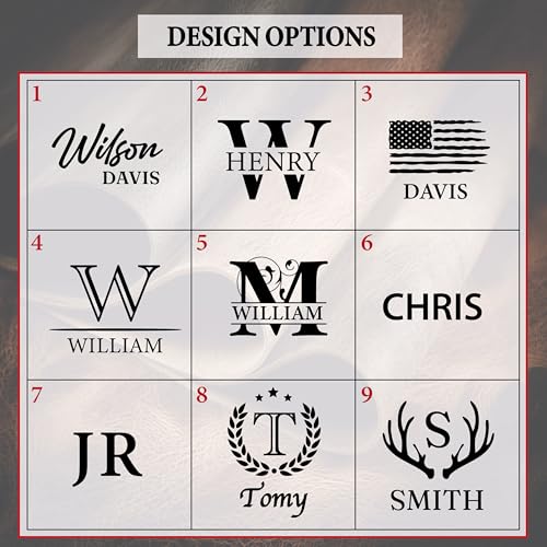 Custom Wallet for Men, Personalized Men Leather Wallet, Fathers Day, Christmas, Valentines & Anniversary, Gift for Dad, Him, Grandpa, Husband, Birthday4