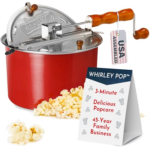 Whirley Pop Aluminum Red