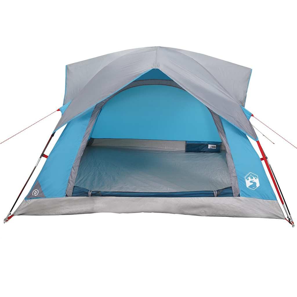 Tenda da campeggio 4 Persone Grigio Arancione Impermeabile