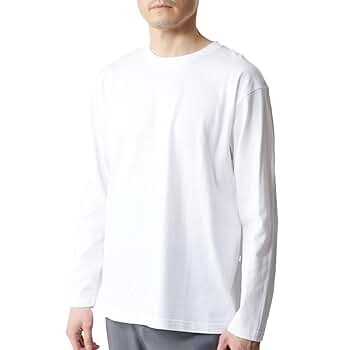 リライブシャツ] 男女兼用 長袖シャツ プリントタイプ 丸ネック 綿