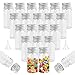 REFORUNG 45 Stück 10ml kleine Glasflasche Glas Reagenzgläser mit Schraubverschluss Aus Aluminium Klare Flüssigkeitsprobe Fläschchen Luftdichte Flaschen mit 2 Trichter für Hochzeit Party Zubehör ml Glas günstig Kaufen-REFORUNG 45 Stück 10ml kleine Glasflasche Glas Reagenzgläser mit Schraubverschluss Aus Aluminium Klare Flüssigkeitsprobe Fläschchen Luftdichte Flaschen mit 2 Trichter für Hochzeit Party Zubehör