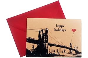 Happy Holidays with the Brooklyn Bridge from New York