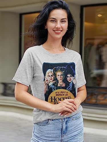 Anbech Womens Hocus Pocus Halloween T-Shirt Sanderson Sisters Print Classic Movie Tee Tops4