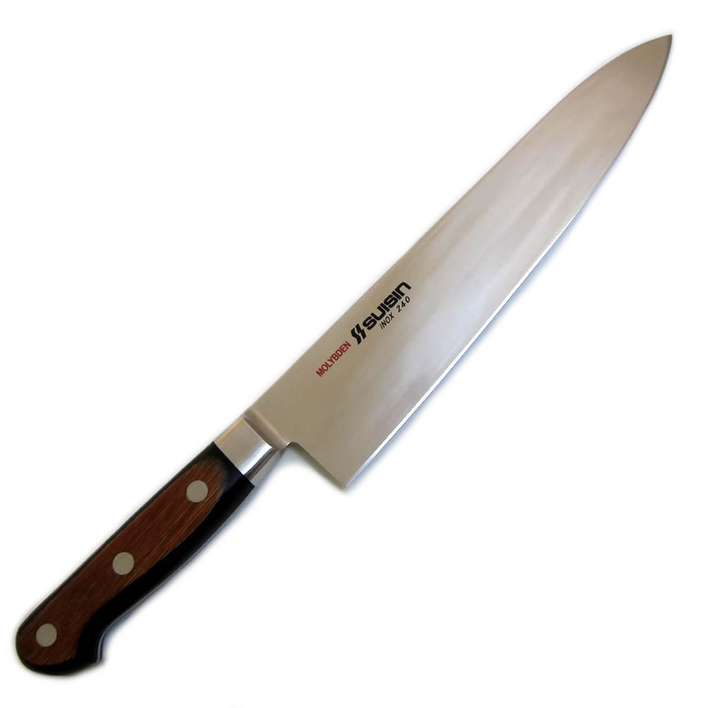 Houcho.com Suisin Inox Western-Style Knife Series, Genuine Sakai-Manufactured, Inox Steel 8.3β (210mm) Gyuto Knife