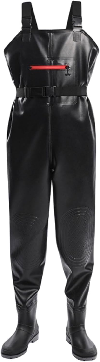 [Blissbuilt] 男女兼用フィッシングウェーダー - 防水チェストウェーダー、ブーツ内蔵、膝補強付き - 断熱性と耐久性に 