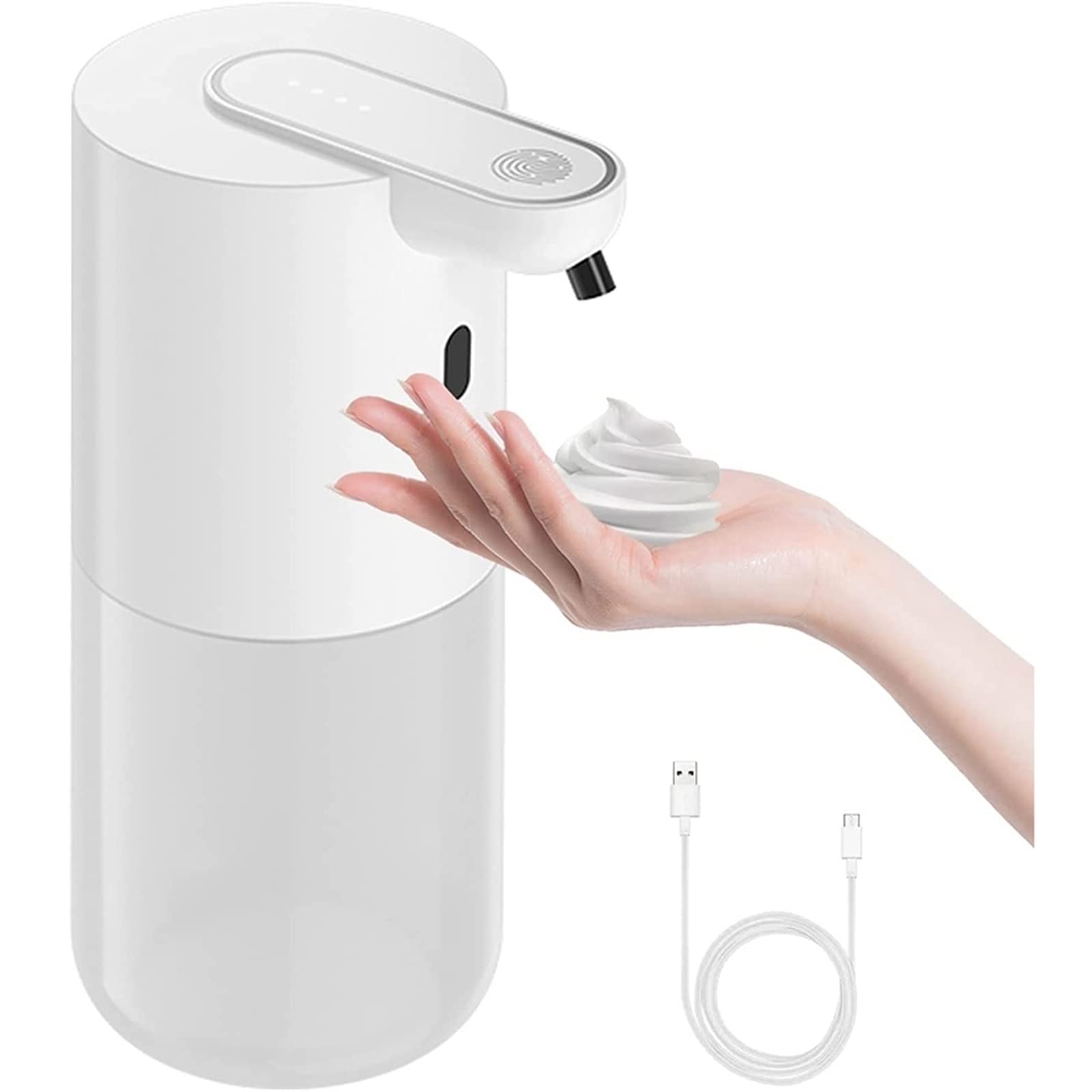 AOMAJK Soap Dispenser, Soap Dispenser Automatic Wall Mounted Touchless Soap Dispenser Fourth Gear Adjustable Switches Infrared