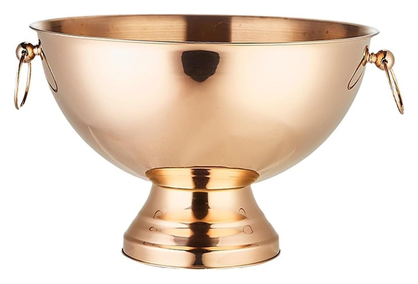 Wiadro na lód, Duże wiaderko na lód z podwójnymi uszami ze stali nierdzewnej do wina, piwa, przyjęć, wielokolorowe(Rose Gold)