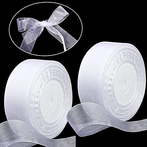 Nastro Organza Bianco Nastro di Chiffon 4cm*45m