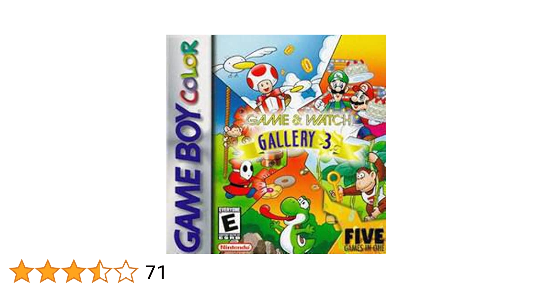 ゲームボーイ - GB★GAME &amp; WATCH GALLERY 3 海外版(国内本体動作可能) ゲームボーイ - GB☆GAME & WATCH GALLERY 3 海外版(国内本体