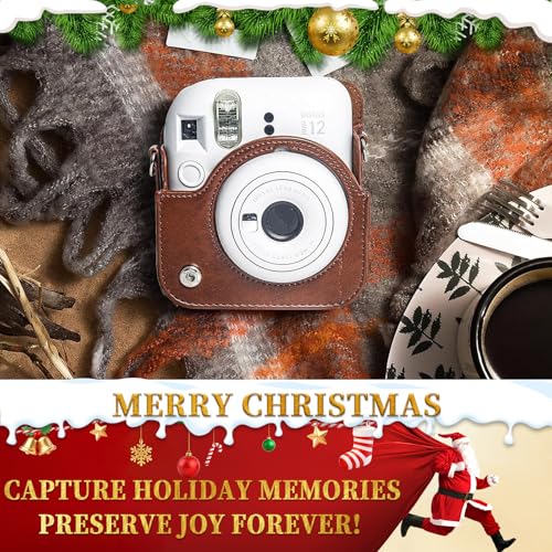 Funda Protectora para Cámara Instax Mini 12 Marrón miniatura 2