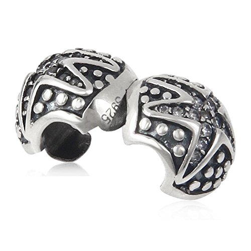 Starfish Clip Lock Charm 925 Sterling Silver Summer Beach Clips Bead Fit Fashion Ocean Style Bracelet #TOP2