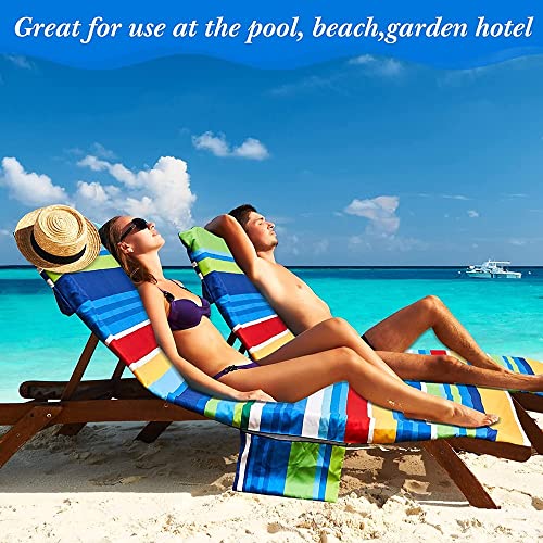 CCCYT Fodere/Copertura per Sedie da Spiaggia,Telo