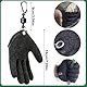 SIRLOMU 1 Paar Wasserdichte Stichfest Anti Schnitt Angelhandschuhe mit 2 Magnetic Buckle Angelzubehör für Sicheren Umgang mit Hecht Zander Wels