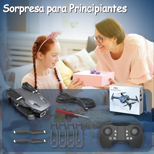Wipkviey T28 Drohne mit 1080P-HD-Kamera – Professionelle Drohne für Kinder und Anfänger, RC-Quadrokopter mit WiFi-Live-Video und 2 Akkus, Spielzeug für Mädchen und Jungen – Bild 7
