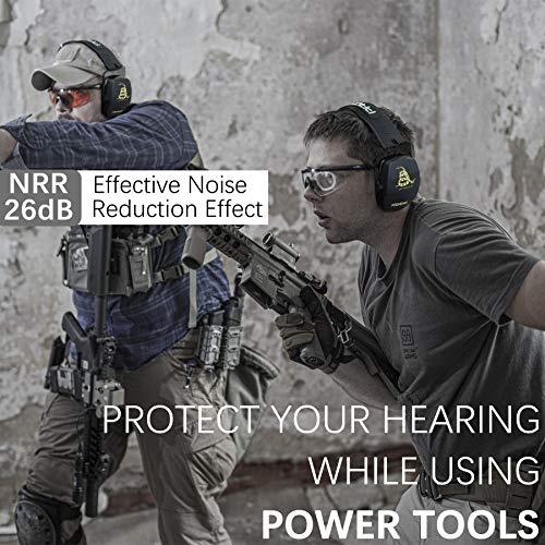 Image of PROHEAR 016 NRR 26dB Shooting Ear Protection, Slim Passive Earmuffs