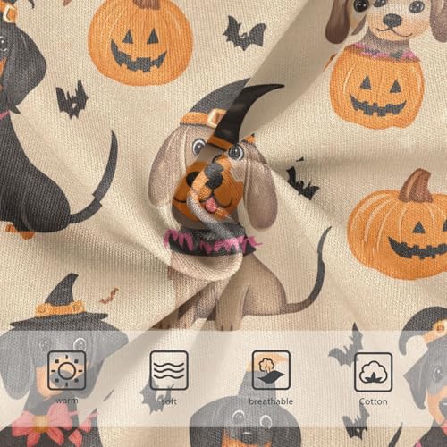 Girls Underwear Soft Cotton Halloween Dachshund Dogs Kids Panties in Sizes 2/3t, 4t, 5t, 6 and 83