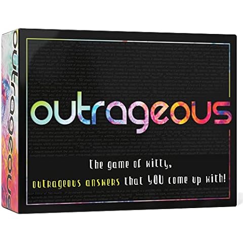 Inspiration Play Outrageous Family Party Game - Hilariously Funny Game for Ages 13 and Up - 4-8 Players Cover