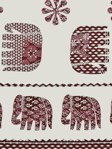 Image of LIVING ROOTS Jaipuri Hand Block Print King Cotton Bedsheet 86 * 104 inches (7 * 8.5 feet) with 2 Pillow Cover | 210 TC | Rich Fast Colour with No Colour Bleeding | (037-A)