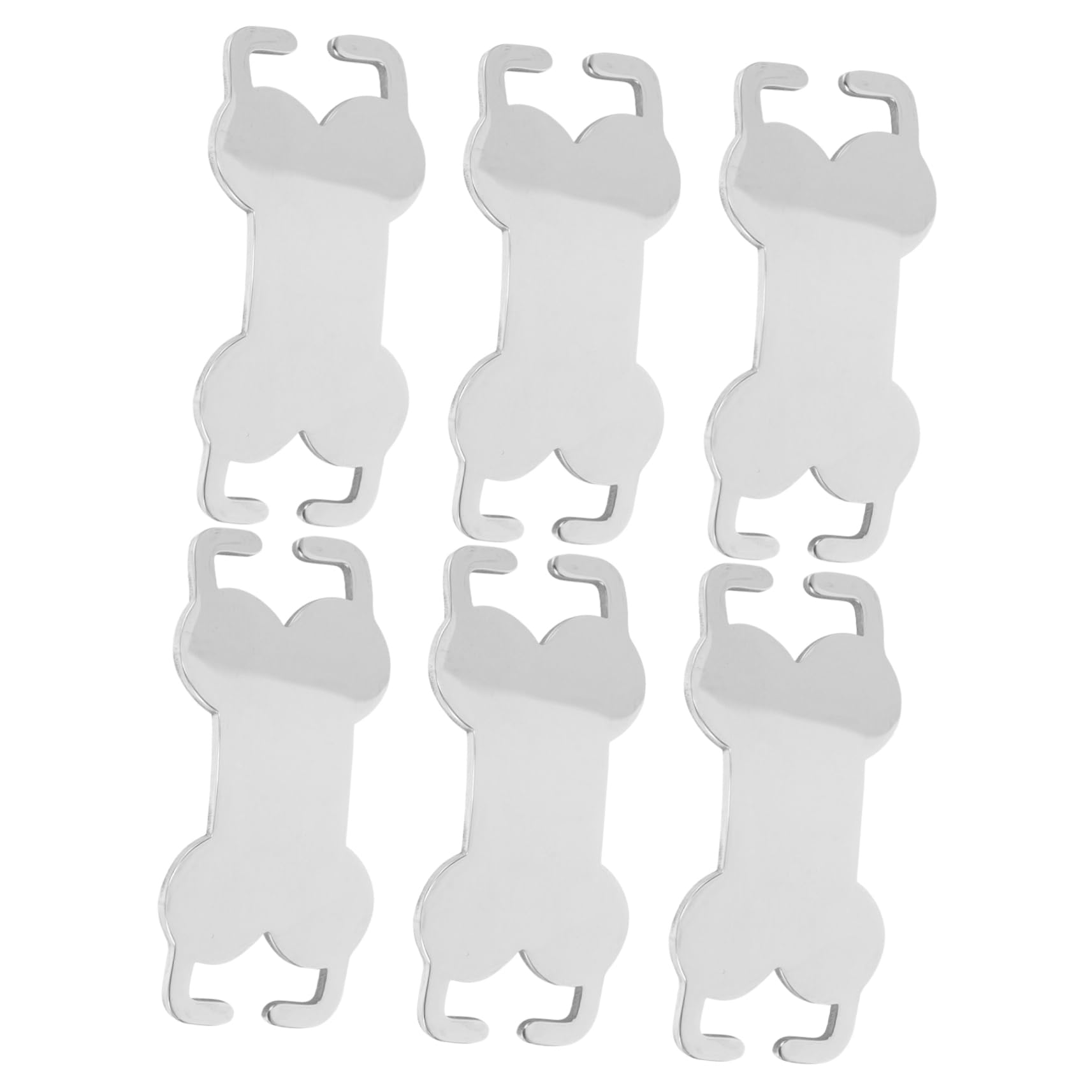 INOOMP 30pièces Plaques Identification Acier pour Chiens Et Médailles Personnalisées Légères à Graver avec Nom Téléphone Et Adresse Accessoires Animaux