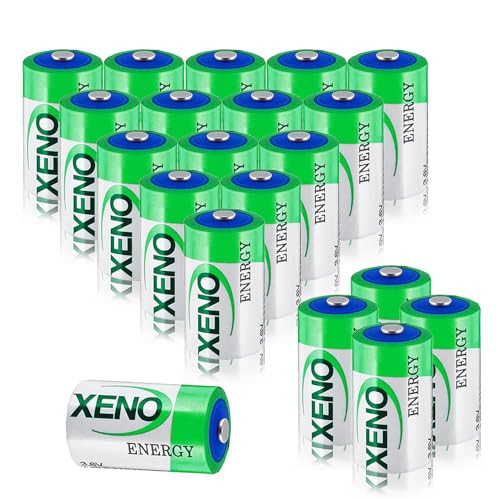 DZYZWSGFCLJX *[20 Pack] 19000mAh XL-205F D Std 3.6v Lithium Thionyl Chloride Battery for Xeno Energy XL-205F Battery, Non-Rechargeable